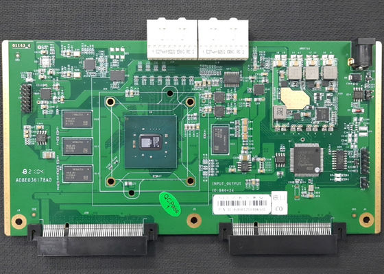 穴SMT OSP FR4の電子工学自動車PCBアセンブリを通して