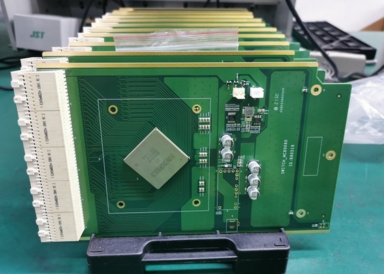 ビデオ加工技術のためのFr4標準的なTg 1の30-140c表面の台紙PCBアセンブリ緑